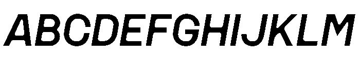 MSCHN LItalic Instance Font UPPERCASE