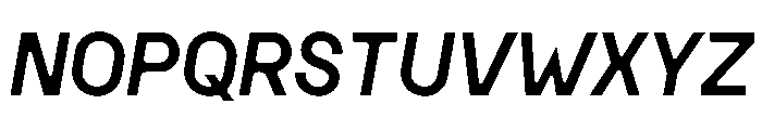 MSCHN LItalic Instance Font UPPERCASE