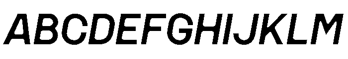 MSCHN LItalic Font UPPERCASE