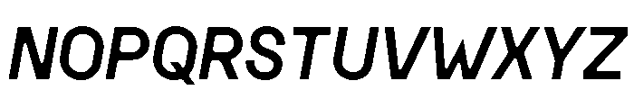 MSCHN LItalic Font UPPERCASE