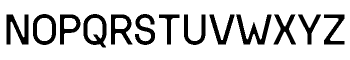 MSCHN M Instance Font UPPERCASE