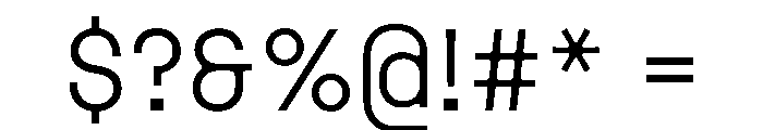 MSCHN S Instance Font OTHER CHARS