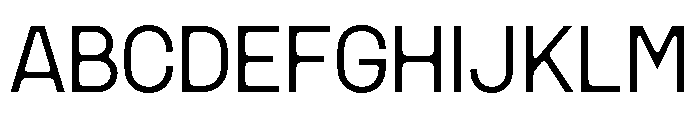 MSCHN S Font UPPERCASE