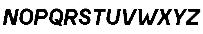 MSCHN XLItalic Instance Font UPPERCASE