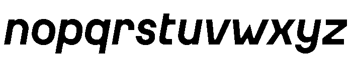 MSCHN XLItalic Font LOWERCASE