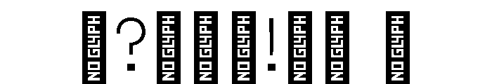 MSCHN XS Font OTHER CHARS