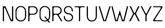 MSCHN XS Font UPPERCASE