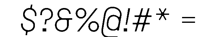 MSCHN XSItalic Instance Font OTHER CHARS