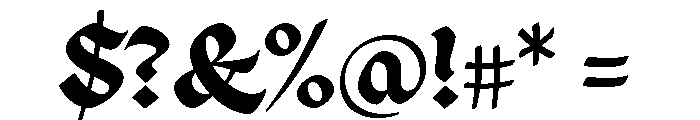 MTM Cebada 17 VF Regular Font OTHER CHARS
