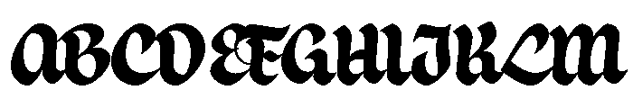 MTM Cebada 17 VF Regular Font UPPERCASE