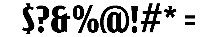 MTM Palma 67 Variable Estrecha Font OTHER CHARS