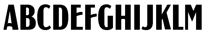 MTM Palma 67 Variable Estrecha Font UPPERCASE