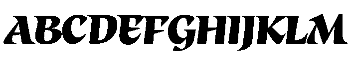 Mtm Cebada 17 Variable Bold Font UPPERCASE