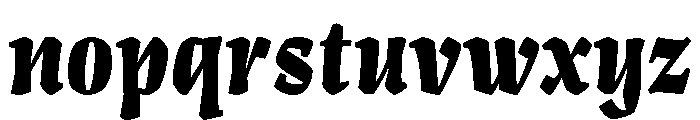 Mtm Cebada 17 Variable Heavy Font LOWERCASE