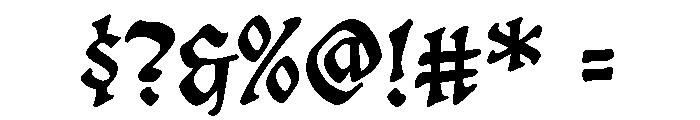 Mtm Cebada 17 Variable Regular Font OTHER CHARS