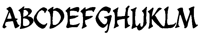 Mtm Cebada 17 Variable Regular Font UPPERCASE