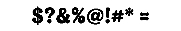MTF Christmas Cheer Retro Font OTHER CHARS