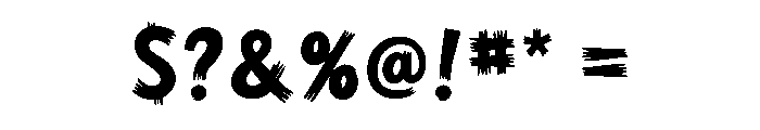 MTF Grinch Sketch Font OTHER CHARS
