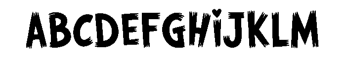 MTF Grinch Sketch Font UPPERCASE