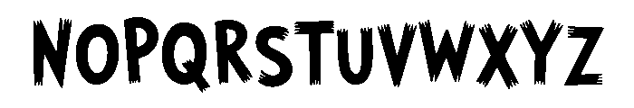 MTF Grinch Sketch Font UPPERCASE