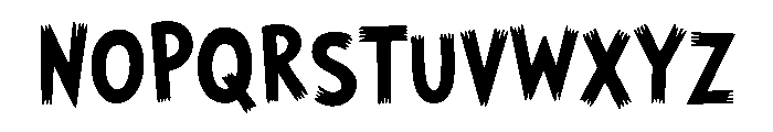 MTF Grinch Sketch Font LOWERCASE