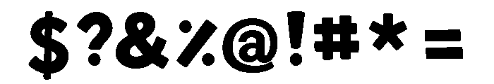 MTF Wonky Halloween Font OTHER CHARS