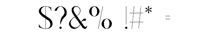 MTS Royal Garden Font OTHER CHARS