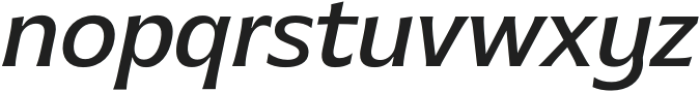 MTC Gilcho Italic otf (400) Font LOWERCASE