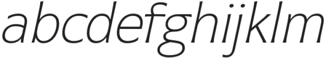 MTC Gilcho Thin Italic otf (100) FONT