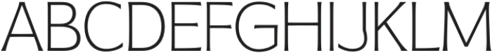 MTC Gilcho Thin otf (100) Font UPPERCASE