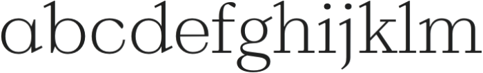 MTC Maglita ExtraLight otf (200) Font LOWERCASE