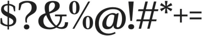 MTC Maglita SemiBold otf (600) Font OTHER CHARS