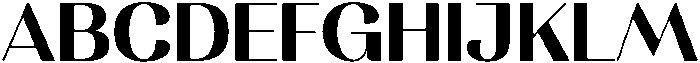 MTC Rachstela Bold otf (700) Font UPPERCASE
