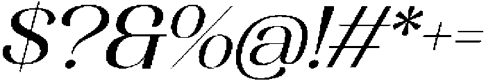 MTC Rachstela Slant otf (400) Font OTHER CHARS