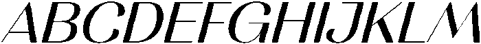 MTC Rachstela Slant otf (400) Font UPPERCASE