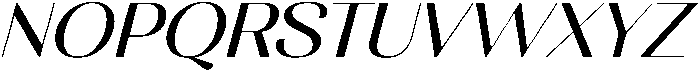 MTC Rachstela Slant otf (400) Font UPPERCASE