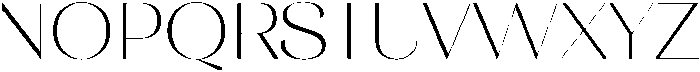MTC Rachstela Thin otf (100) Font UPPERCASE