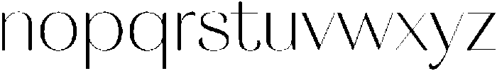 MTC Rachstela Thin otf (100) Font LOWERCASE