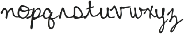 MTF Colleen Cursive otf (400) Font LOWERCASE