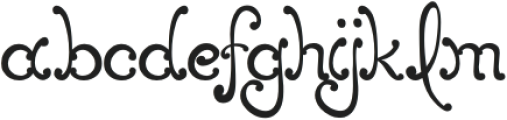 MTF Elegance otf (400) Font LOWERCASE