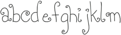 MTF Girlie otf (400) Font LOWERCASE