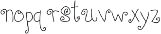 MTF Girlie otf (400) Font LOWERCASE