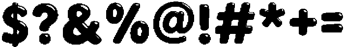 MTF Gum Drop Pop otf (400) Font OTHER CHARS