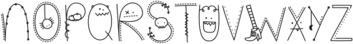 MTF Halloween Doodle Caps otf (400) Font UPPERCASE