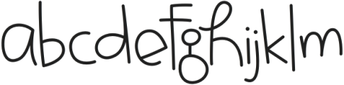 MTF Jotted otf (400) Font LOWERCASE