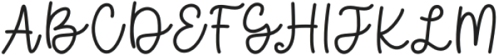 MTF Letters of Love otf (400) Font UPPERCASE