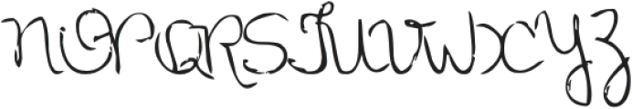 MTF Loli's Handwriting otf (400) Font UPPERCASE