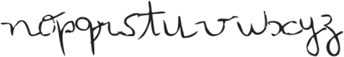 MTF Loli's Handwriting otf (400) Font LOWERCASE