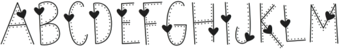 MTF Lovie Stamps otf (400) Font LOWERCASE