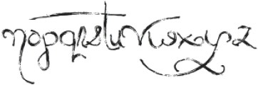 MTF Queen Of Sketchyland otf (400) Font LOWERCASE